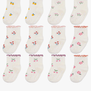 Baby Toddle Socks Grip Non Slip Boys Girls Cotton 12 Pack Ankle Cute Newborn Socks 1T
