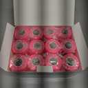 24 Pack Self Adhesive Bandage Wrap 2 Inch, Athletic Elastic Non Woven Cohesive Bandage for Sports, First Aid Medical, Wrist, Ankle Sprains, Swelling and Vet Wrap (Hot Pink)