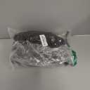 ANRABESS Womens Boho Elastic High Waist Pleated A-Line Flowy Swing Asymmetric Tiered Maxi Long Skirt Dress with Pockets (Medium)