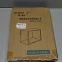 Clear Acrylic Display Case, Stackable Plastic Storage Bins with Magnetic Attraction Lid, Showcase for Cosmetic, Large Figures Collectibles, X-Large