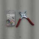 GTAAOY 100 Sets Metal Snaps Buttons with Fastener Pliers Press Tool Kit Perfect for DIY Crafts Clothes Hats and Sewing, Snap Button Fasteners Kit for Clothing Sewing (9.5mm / 400 PCS)