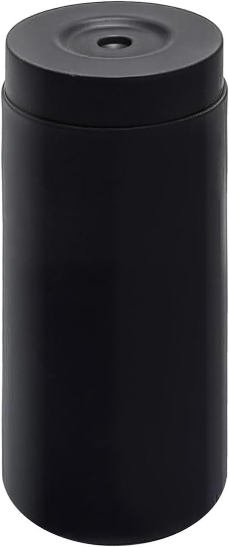 Silicone Dish Soap Dispenser, 8 Oz Refillable Squeeze Bottle, Leakproof for Kitchen Sink, Black