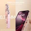 Astter for iPhone 16 Pro Max Case with Privacy Screen Protector & Full Camera Protection,Magnetic iPhone 16 ProMax Cover,Compatible with MagSafe Phone Case for 16 Pro Max-Pink