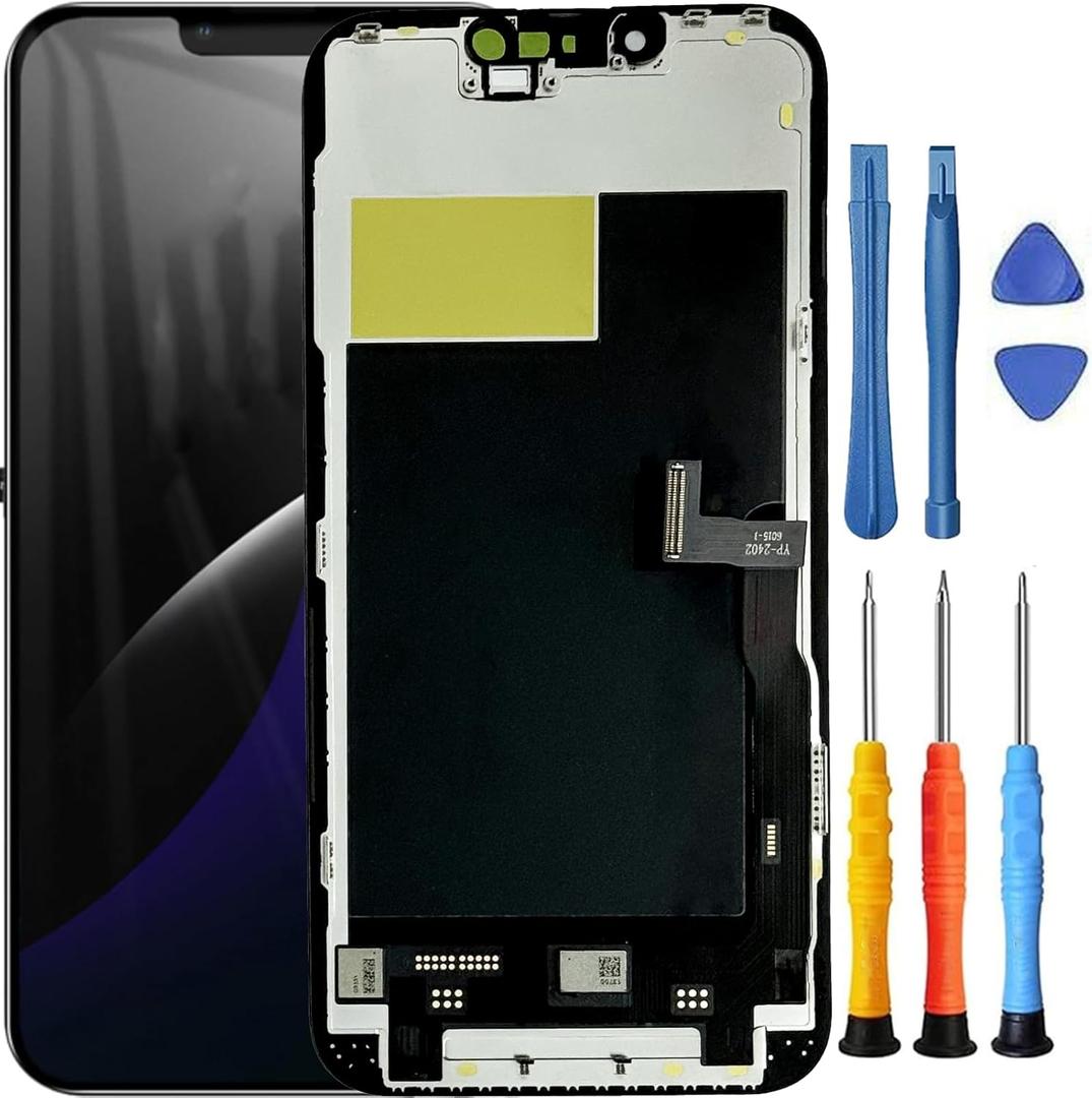 for iPhone 13 Pro Screen Replacement for iPhone 13 Pro Screen Replacement A2636 A2483 A2639 A2638 A2640 LCD Display Touch Digitizer Assembly with Tools Black