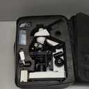 Trinocular Microscope 40X-5000X Magnification Laboratory Grade with Dual Mechanical Stage and HD USB Camera Microscopes for AdultsAdult Trinocular Microscope with Electronic Eyepiece (White)