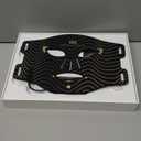 INIA Red Light Therapy Mask for Face  4 Light Modes with 850nm NIR, Red & Blue LED Light Therapy, 2600mAh Rechargeable LED Face Mask for Radiant Glow at Home, Black