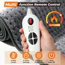 Heating Pad for Back Pain Relief, 33"x17" Electric Heating Pad with 6 Heat Settings & 4 Timers Auto Shut Off, Machine Washable, Large Heating Pad for Period Cramps, Shoulder, Neck, Sore Muscles, Gifts