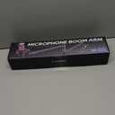 M05 Boom Arm, 360 Rotatable Microphone Stand with Desk Mount, Foldable Desk Mic Arm with 3/8'' to 5/8'' Screw Adapter, Microphone Arm for Live Streaming, Gaming, Podcasting, Radio