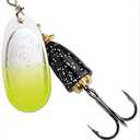 Blue Fox Classic Vibrax Spinner, 7/16-Ounce, Chartreuse Tipped Silver Flake 2Pack