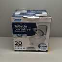 YITAHOME 2.6 Gallon Portable Toilet for Camping, RV Travel Potty with Press Flush Pump, Anti-leak Seal Ring for Travel, Boating, Hiking, Trips