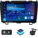 4G+128G for Honda CRV 20072011 Android 15 Car Stereo Radio with Wireless CarPlay Android Auto, 9”1280 * 720P IPS Touchscreen, Bluetooth5.0, GPS, WiFi, AHD Rear Camera, EQ, Split Screen, SWC
