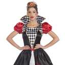 TOBATOBA Queen of Hearts Crown Red Tiara Red Descendants Costume Queen of Hearts Costume Women Girls Dress Accessories for Halloween Cosplay Prom Party