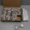 Funnymoom 12 Set Assorted Votive Candle Holders with LED Tea Light Decorative Mercury Glass Votive Tealight Holder Flameless Battery Operated Wedding Centerpieces Bridal Party Table Decoration (Clear)