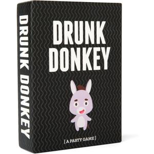 Drunk Donkey - A Fast Paced Party Game with Drinking + Animals + Suggestive Movements | Game Night, Pregames, 21st Birthday Gift for Him