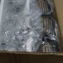 Dimmable Floor Lamp, 3 x 800LM LED Edison Bulbs Included, Farmhouse Industrial Floor Lamp Standing Tree Lamp with Elegant Teardrop Cage Tall Lamps for Living Room Bedroom Office Dining Room-Black (Matte Black-70 inches)