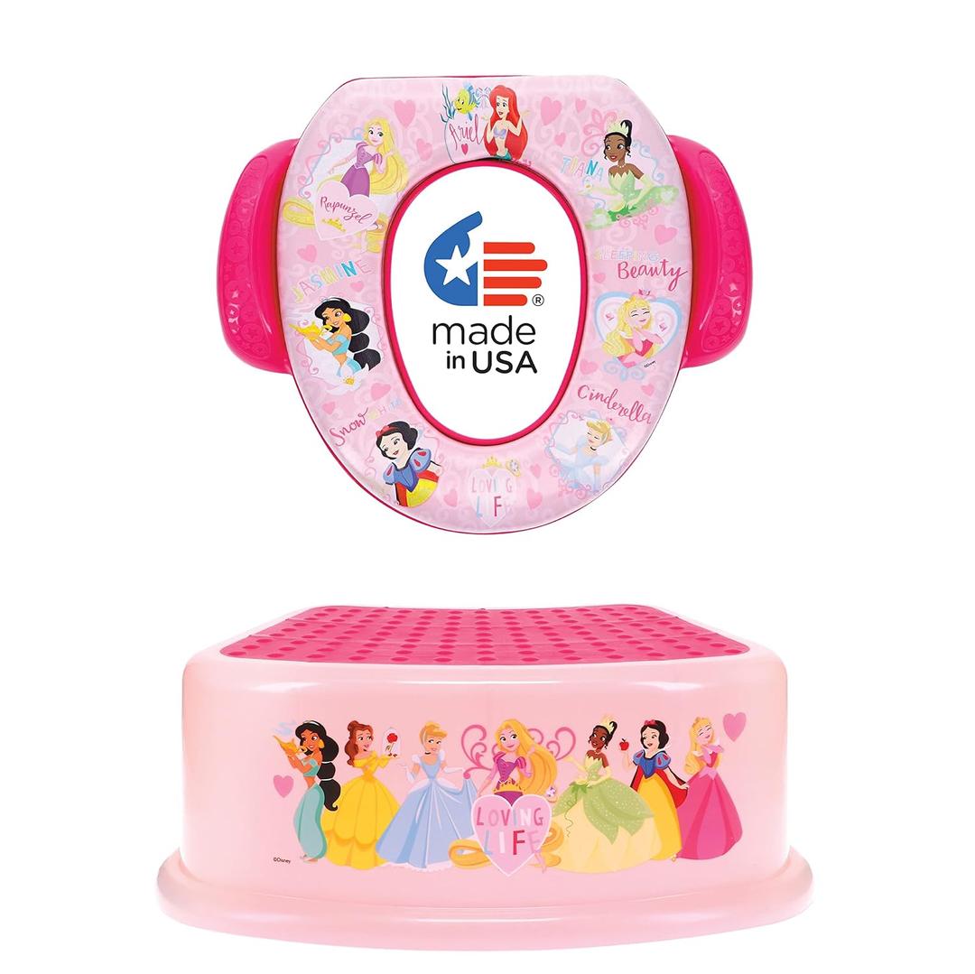 Disney Princess "Loving Life" 2 Piece Essential Potty Training Set - Soft Cushion