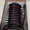 Hair Dryer Brush Blow Out Brush - Hot Air Styler and Volumizer for Smooth, Frizz-Free Results - 60mm Oval Barrel HairDryer for Salon Blowout & Dry Quickly - One-Step Drying Volumizing Straightening (Black)