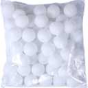 40mm Raffle Balls for Games and Crafts Activities (50 pieces white)
