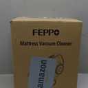 FEPPO Mattress Vacuum Cleaner, 16Kpa Bed Vacuum Cleaner with 253.7nm UV-C Light, 140°F Heat, HEPA Filter & Ultrasonic, Versatile Handheld Vacuums for Bed, Sofa, Couch, Crib (Corded, 500W)