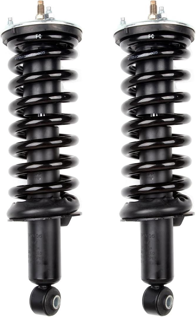 ECCPP 2pcs Front Pair Complete Strut and shock Assembly Shock Absorber fit for 2009-2012 for Suzuki Equator, 2005-2012 for Nissan Pathfinder, 2005-2015 for Nissan Xterra