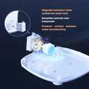 Quiet Automatic Pet Water Fountain, 1.8L Large Capacity Cat and Dog Flowing Water Dispenser, Low Noise Design, Ideal for Indoor Pets, Keeps Water Clean, for Cats Dogs