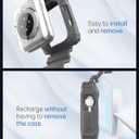 FITO Compatible with Apple Watch Bands 44mm 42mm Series with Case, Rugged Breathable TPU Sport Strap Bands Applicable to iWatch Series 8/SE 2022/7/6/5/4/3/2/1/SE - Grey