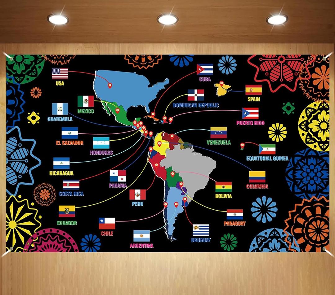 3 x Hispanic Heritage Month Backdrop Hispanic Heritage Banner Spanish Heritage Month Latino Heritage Month Decorations and Supplies for Home 3 x Hispanic Heritage Month Backdrop Hispanic Heritage Banner Spanish Heritage Month Latino Heritage Month Decorations and Supplies for Home