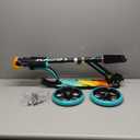 Scooter for Kids 6–12 & Adults, Max Load 240 LBS, Adjustable Height,Lightweight 2-Wheel, Foldable Kids Scooter with Big Wheels