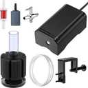 Pawfly Aquarium Air Pump with Nano Bio Sponge Filter Kit Air Control Valve Airline Tubing and Check Valve Accessories