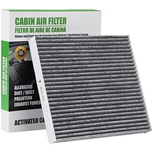 6076C (CF11809) Cabin Air Filter w/Activated Carbon Compatible with Chevry Silverado 1500 14-18/Suburban 15-20/Tahoe 15-20, Gmc Sierra 1500 14-18/Yukon 14-20,Cadillac Escalade 15-20.
