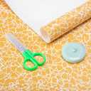 2 x FIFTY FEET 18X96 Inch Shelf Liner with Scissor & Tape Measure for Kitchen Cabinets, PVC Drawer Liner for Dresser Non-Slip Bathroom, Non-Adhesive Cabinet Liner Washable (Orange Crack)