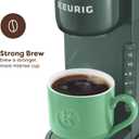Keurig K-Express Single Serve K-Cup Pod Coffee Maker, 3 Brew Sizes, Strong Button Feature, 42oz Removable Reservoir, Evergreen