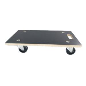 250KG Load Wood Platform Dolly 4 Wheels Heavy Duty Furniture Mover Dolly 550 Lbs Capacity