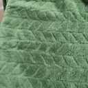Fleece Throw Blanket, Super Soft Flannel Cozy for Adults, Washable Lightweight for Couch, Sofa, Bed, Office, Warm Plush for All Season, Green, 50"×60"