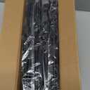 Freezer Organizer Bins, 4 Pack Stackable Deep Chest Freezer Organizer Bins, Foldable Baskets with Handles, Black Storage Container Baskets for 5/ 7 Cu.FT Deep Freezer Sort Frozen Meats