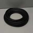 40 Feet Self-Adhesive Rubber Weather Stripping Fits Big Gaps, Extra Thick Rubber Door Weather Stripping Door Seal Strip for Door Frame Door Insulation Strip Waterproof(Black)