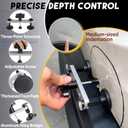 Super PDR Paintless Dent Repair Kit, Dent Puller Kit, Car Dent Removal Tools with Dent Lifter, Bridge Puller, Slide Hammer 2 in 1 T-Type Slide Hammer for Repair Door Ding, Creases and Hail Damage