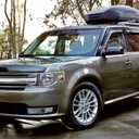 4pcs Out-Channel Window Deflectors for Ford Flex 09-19 Dark Smoke 94079