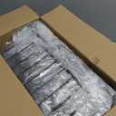 iSPECLE Freezer Organizer Bins - 17.5" Length Fit 5 Cu.FT Chest Freezer, 1 Expandable Hanging Bin & 3 Pack Stackable Deep Freezer Organizer, Sort and Get Frozen Food Easily with Handle, 4 Pack Black