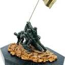 Military Gift Shop Large Marine Corps Iwo Jima Statue - Detailed, USMC WW2 War Memorial - Marine Corps Gifts or Office Décor | Iwo Jima Statues