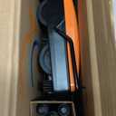 Manual Carpet Sweeper for Pet Hair - Rotating Brush Floor Sweeper, Lightweight Push Broom for Classroom Rugs, Non-Electric Lint & Crumb Cleaner, Easy-Dump Dustbin, No Batteries Needed