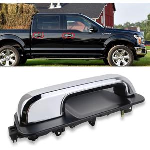 Moonlinks Compatible with Ford F150 Door Handle,2015-2020 F150 Front/Rear Passenger Exterior Door Pull Handle for Right Side,Chrome Lever(14603667/FL3Z1522404BF)