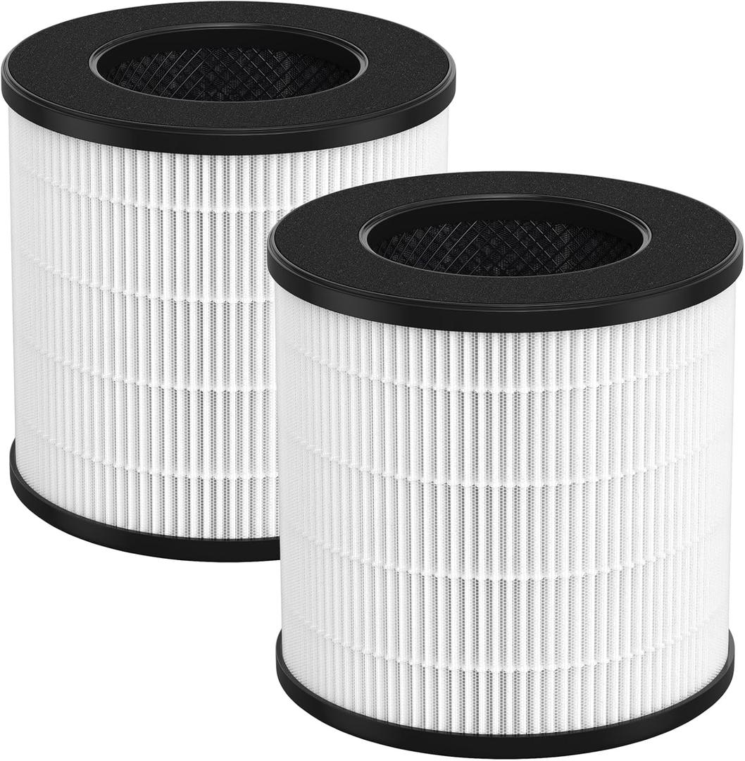 AC201B/PU-P05 Replacement HEPA Filter for FULMINARE PU-P05 Purifier also Compatible with Purivortex AC201B Purifier, H13 True HEPA P05 Air Filter, 2-Pack