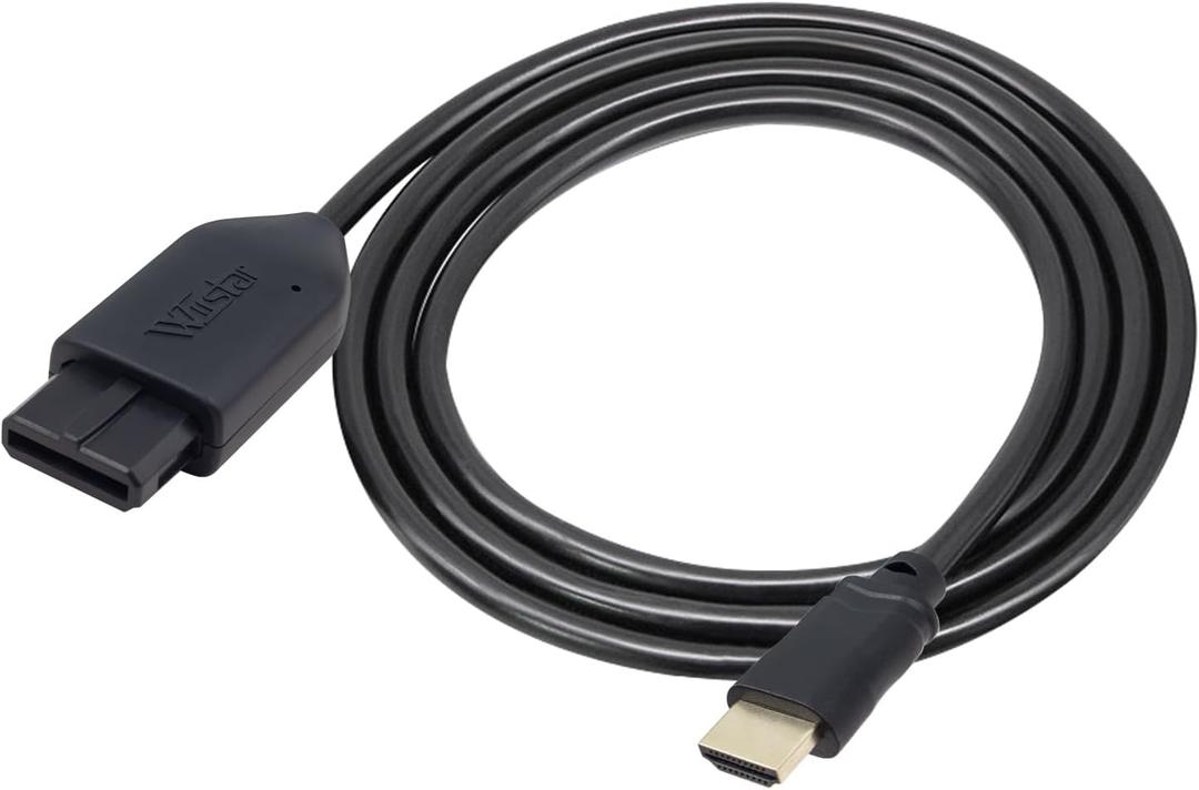 N64 to HDMI Converter Adapter All-in-One HDMI Link Cable Conversion with S-Video Signal Output (Better Than AV Video Quality), for N64 Converter for Gamecube/64/SNES/SFC(1.5m /4.92FT
