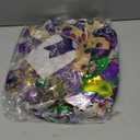 Mardi Gras Wreaths 16 Inch Glitter Mardi Gras Wreath for Front Door Purple Green and Gold Mesh Decorations for Carnival Party Wall Home Window Porch Holiday Indoor Outdoor Decor