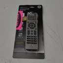 GE Universal Remote Control for Samsung, Vizio, LG, Sony, Sharp, Roku, Apple TV, TCL, Panasonic, Smart TVs, Streaming Players, Blu-ray, DVD, 4-Device, Silver, 33709