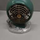 Vornado VFAN Mini Classic Vintage Metal Desk Fan, 2-Speed, Adjustable Tilt, Personal Air Circulator for Bedroom, Office, Dorm Room, Portable Quiet, Vintage Green
