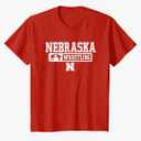 Elite Authentics Nebraska Cornhuskers Wrestling Arm Twist Red T-Shirt Size 3T