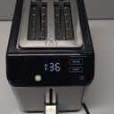 Chefman Smart Touch 2 Slice Digital Toaster, 6 Shade Settings, Touchscreen Controls, Extra-Wide Slots for Thick Breads & Bagels, +10 Seconds, Defrost, Removable Crumb Tray  Stainless Steel