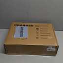 Mounted Gun Safe for Handgun with Quick Access Sliding Door, Biometric Nightstand Pistol Lock Box with Security Fingerprint, Key Access, PIN Code for Car, Bedroom, Desk and Walls